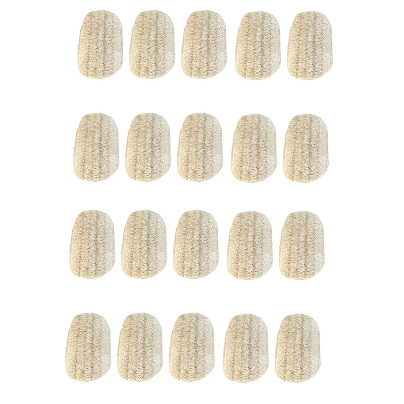 

20PCS Set Of Natural Oil-Proof Kitchen Loofah Sponge Scrubber Cleaning Brush Absorbent Loofah Dish Towel Kitchen Tool