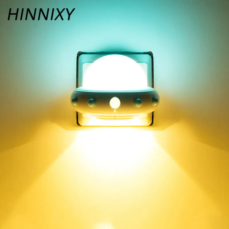 Hinnixy НЛО дистанционный ночной Светильник энергосберегающая розетка для зарядки