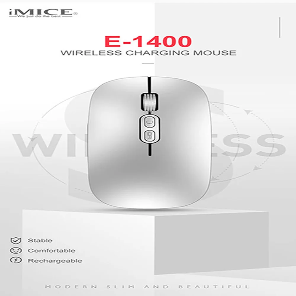 

Мышь IMICE беспроводная аккумуляторная, 1600 ГГц, 2,4 dpi