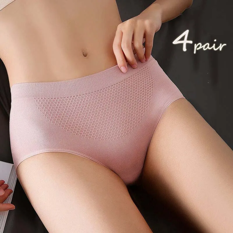 

Mid waist seamless Sexy panties women's underwear for set Maiden sensual lingerie woman Breathable shorts cute Cotton briefs