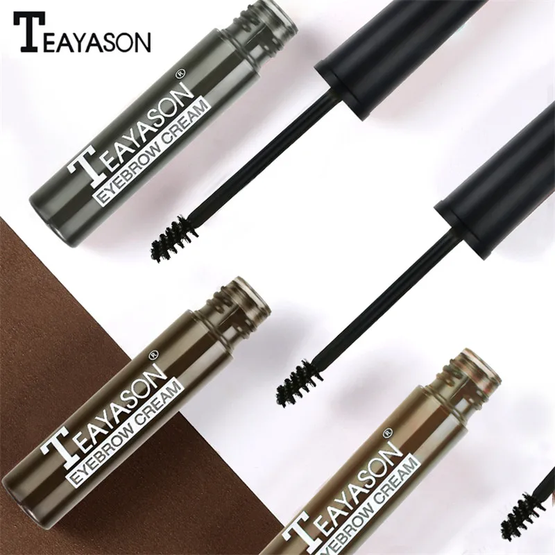 Профессиональный пигмент краска для бровей крем карандаш 3D водостойкий