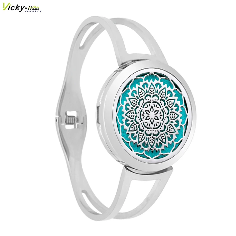 Браслет с сердечками Love для ароматерапии/медальон эфирных масел из нержавеющей