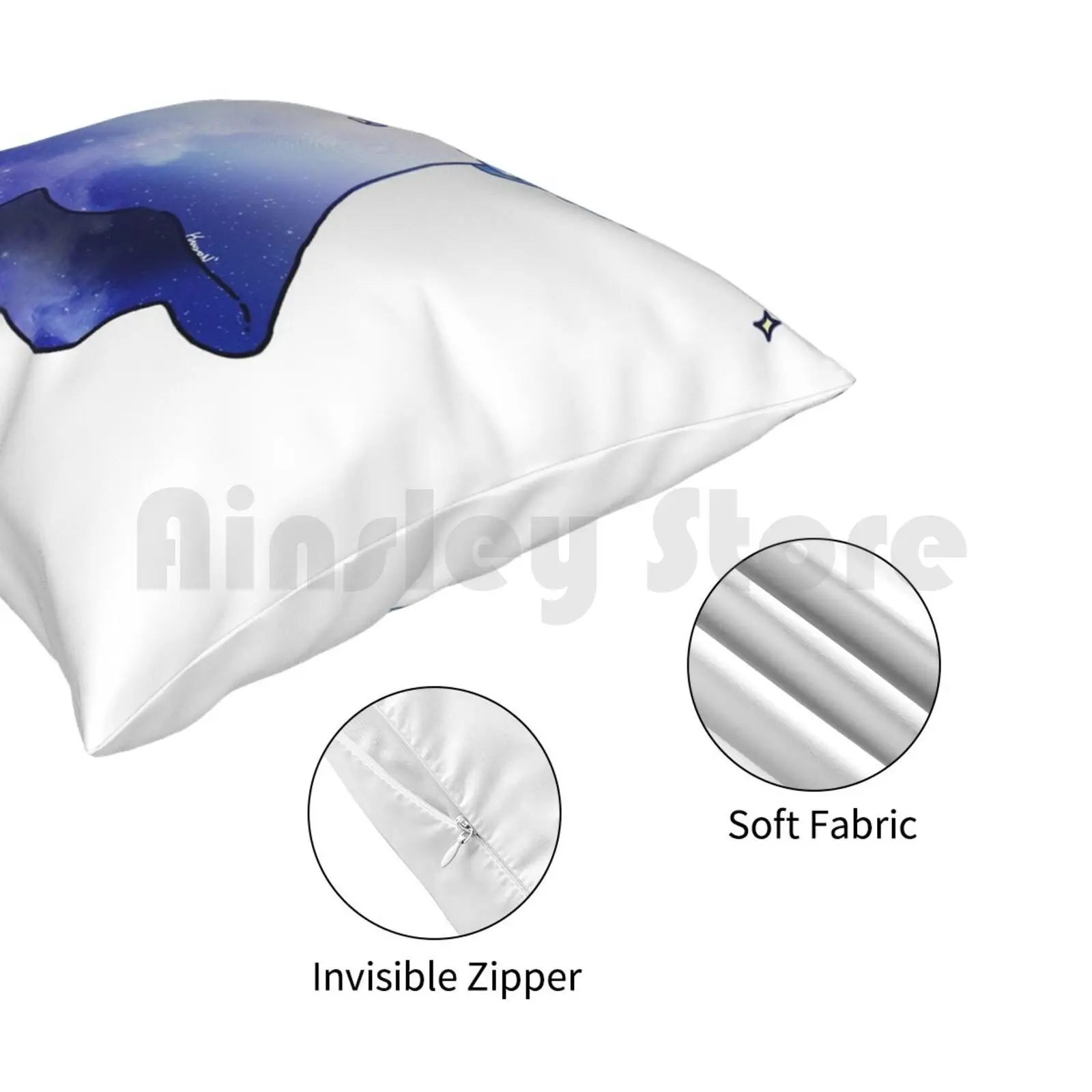 Наволочка Napstablook с изображением галактики Undertale наволочка принтом для дома