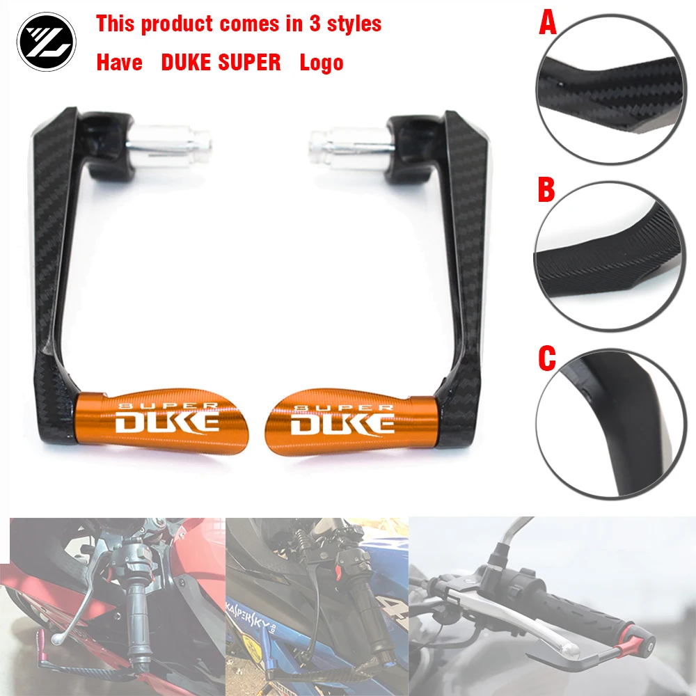 

For KTM 1 SUPER DUKE R SUPER DUKE 2014-2018 2017 logo Rc Motorcycle Handguards Handlebar Grips Protector bar ends Levers Guard