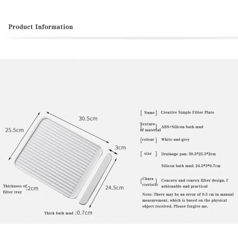 Новейший Пластик панели сушилка для посуды поддон большой Кухня над раковиной