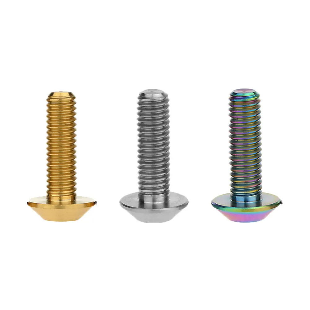 XingXi Titanium Bolt M8x25mm Inner hexagon Umbrella Head Ti Screw For Motorcycle Bolts Parts Fasteners 1Pcs | Обустройство дома