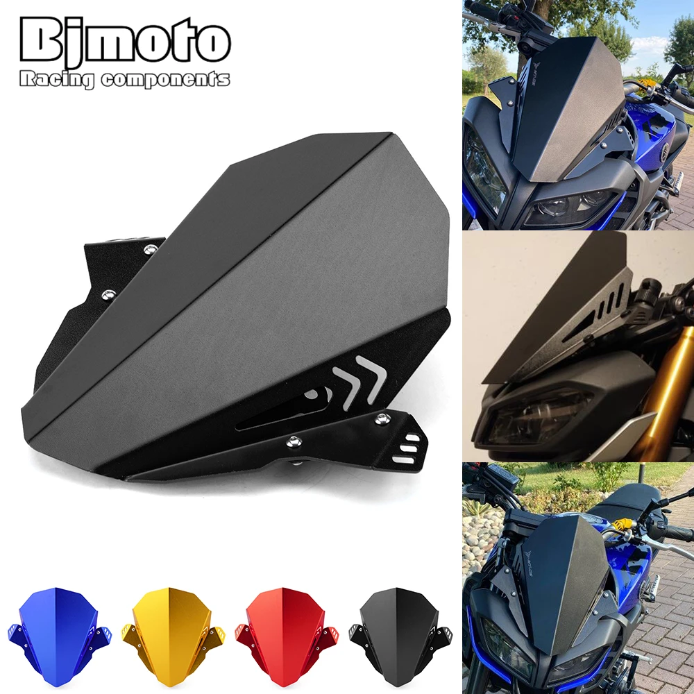 Новое алюминиевое лобовое стекло для мотоцикла Yamaha MT09 FZ09 2017 2018 2019 2020 2020|Козырьки