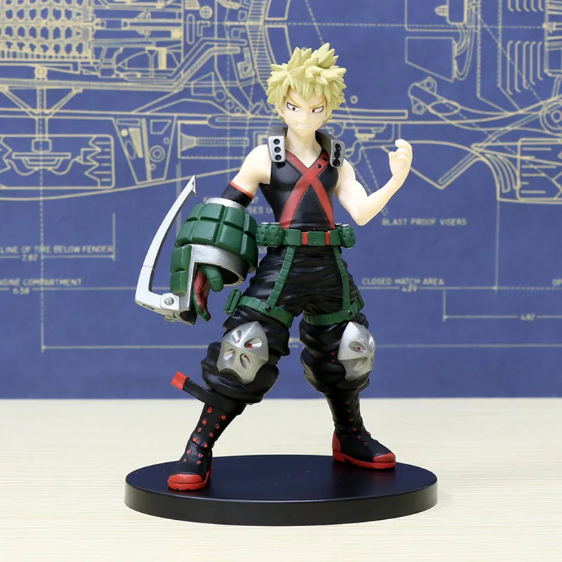 Японская анимация 17 см Heros фигурка My Hero Academia Bakugou Katsuki Midoriya Izuku из ПВХ Коллекционная
