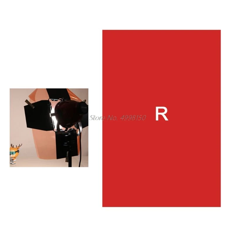 Фильтровальная бумага для фотографий цветной сценический свет красная головка