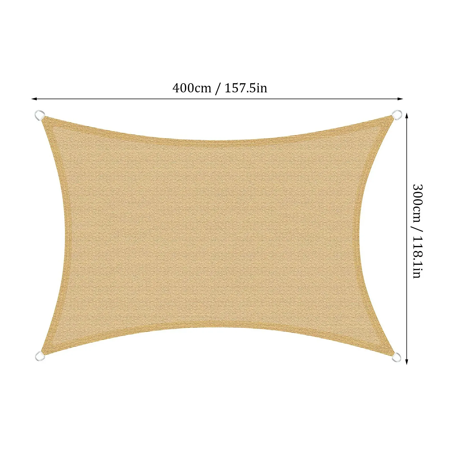 

Shade sail shade cloth camping cloth Shade Sails Rectangular Awning UV-Proof Sails Awning Used On Terraced Backyards Garden Deck