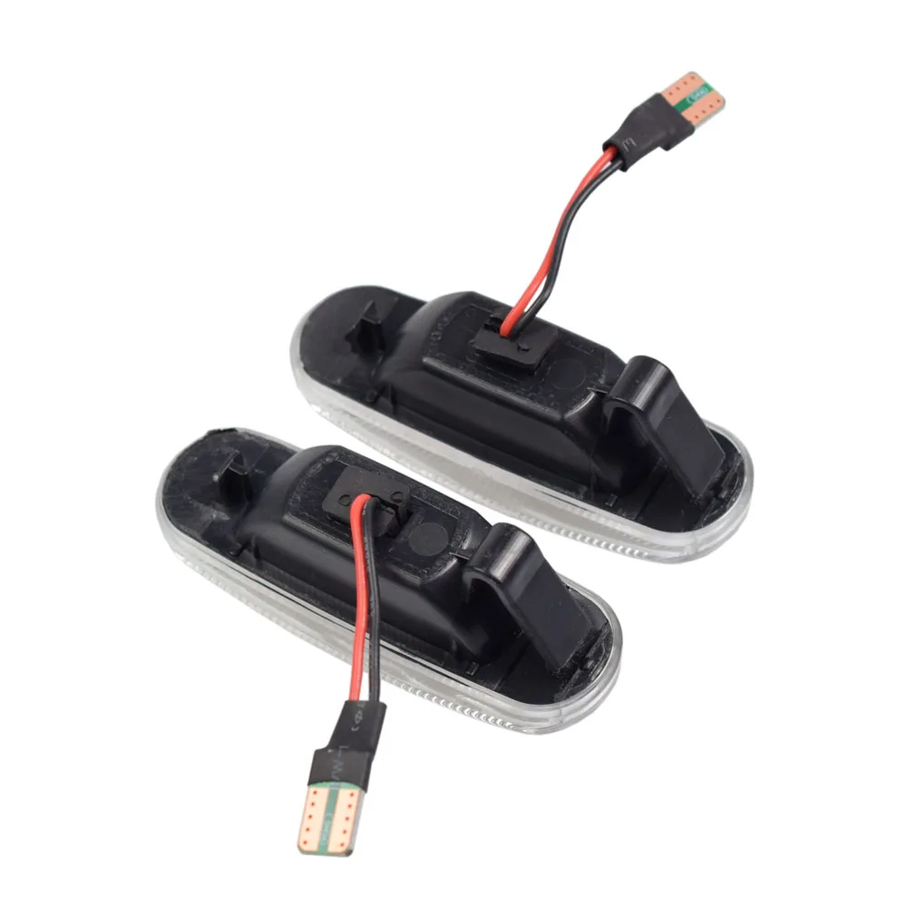 

2pcs Amber Car Turn Signal Lamp DC 12V LED Side Marker Light Turn Indicators Streamer Light For Fiat Linea(323,110) 2007.06-2019