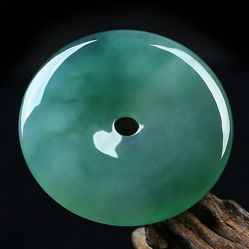 Подвеска из натурального нефрита с пуговицами для мужчин и женщин подвеска