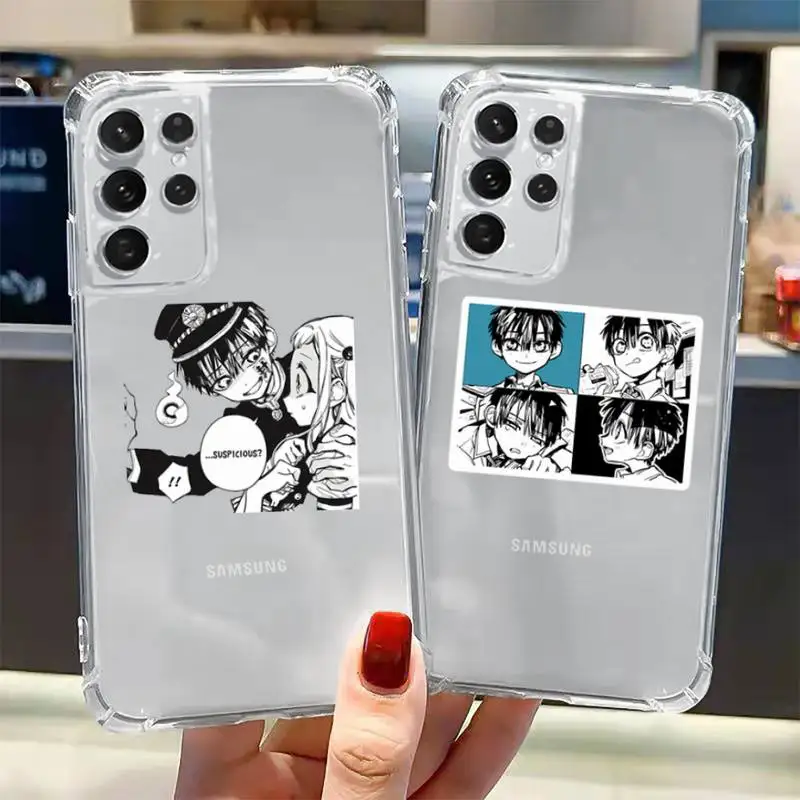 

Jamular Toilet Bound Hanako Kun Phone Case Transparent for Samsung A 10 21S 31 50 51 52 12 71 S note 10 20 21 fe plus ultra