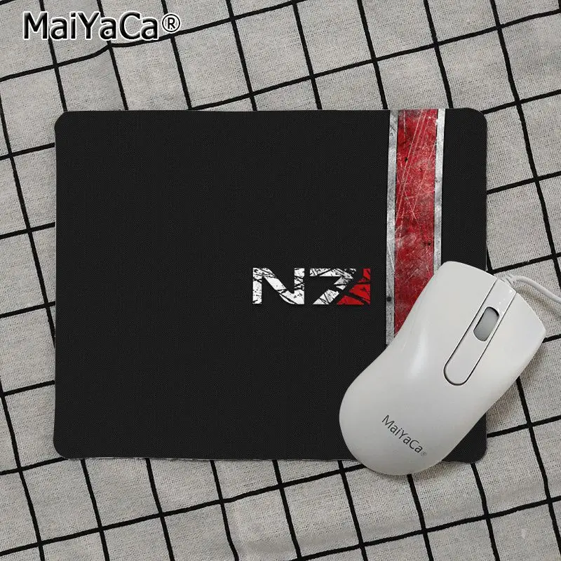 Maiya Top Quality Mass Effect N7 DIY Design Pattern Game mousepad Selling Wholesale Gaming Pad mouse | Компьютеры и офис