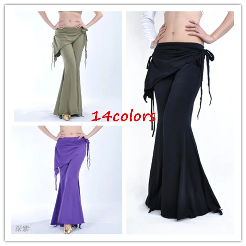 

Tribal Bellydance Clothes Ladies High Waist Trousers Practice Clothes Dance Wear Belly Dance Pants Lady Costume Dance clothing