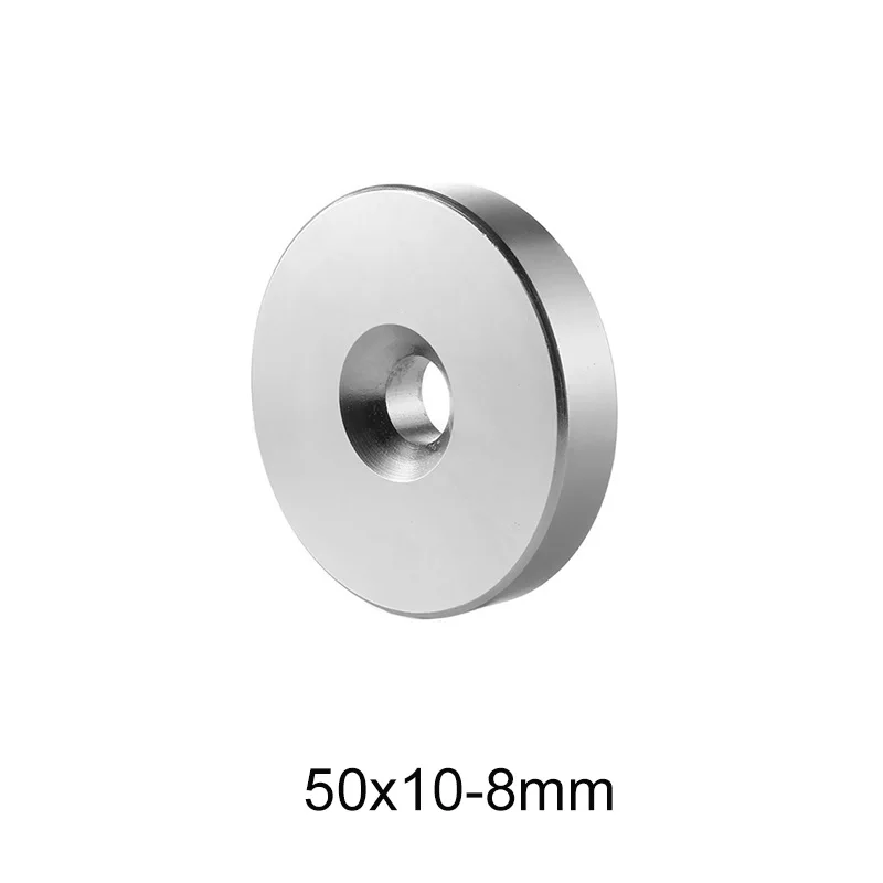 1/2/3 шт. 50x10 8 Сильный цилиндр редкоземельный магнит 50*10 отверстие мм Круглые