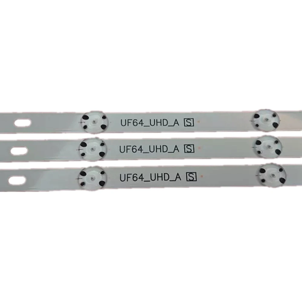 

1Set=3pcs LED Backlight Strip For LG UF64_UHD_A S HC430DGN-SLNX1 43UF6409 43UF6400 43UF640V 43UF6407 43UH610V 43UH619V 43UH603V