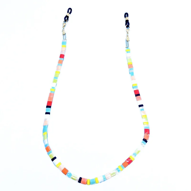 

2020 Chic Luxury Handmade Beads glasses chain anti-skid fashion simple glasses mask chain holder Jewelry