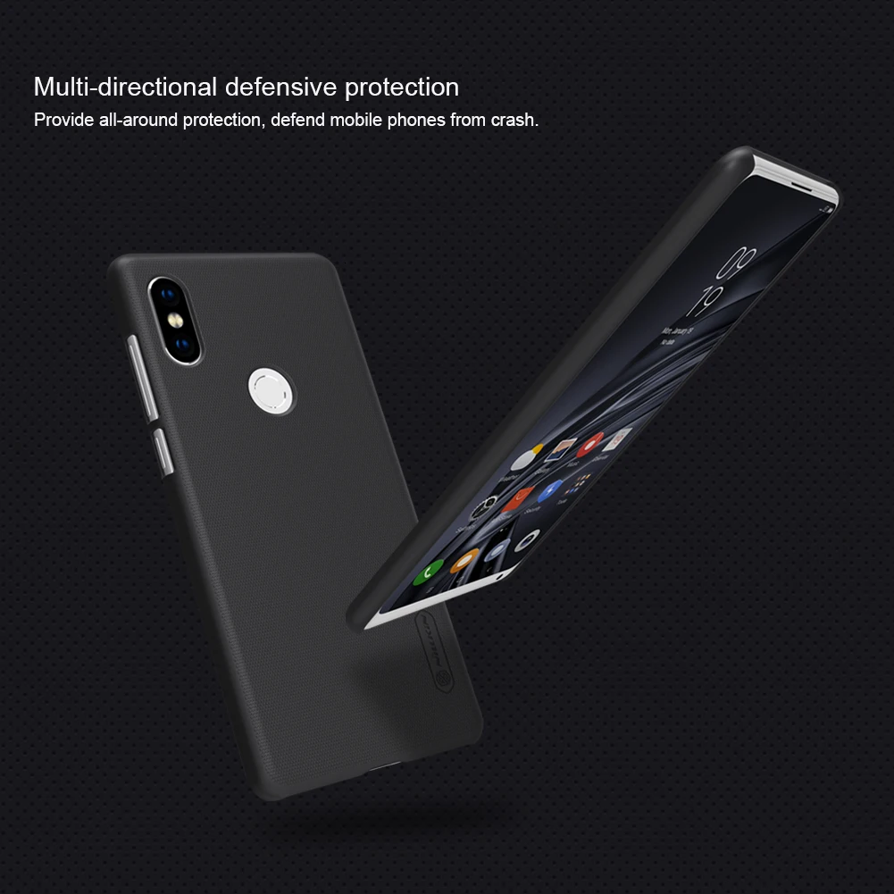 for Xiaomi Mi Mix 2 S 2S Матовый чехол NILLKIN для For Xiaomi Mi Mix 2 2S твердая Пластиковая Задняя крышка с подарком