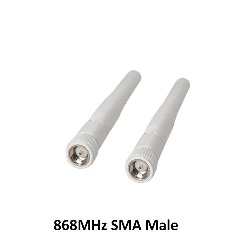 GRANDWISDOM 20pcs 868mhz antenna 3dbi sma male 915mhz lora antene pbx iot module lorawan signal receiver antena | Мобильные телефоны