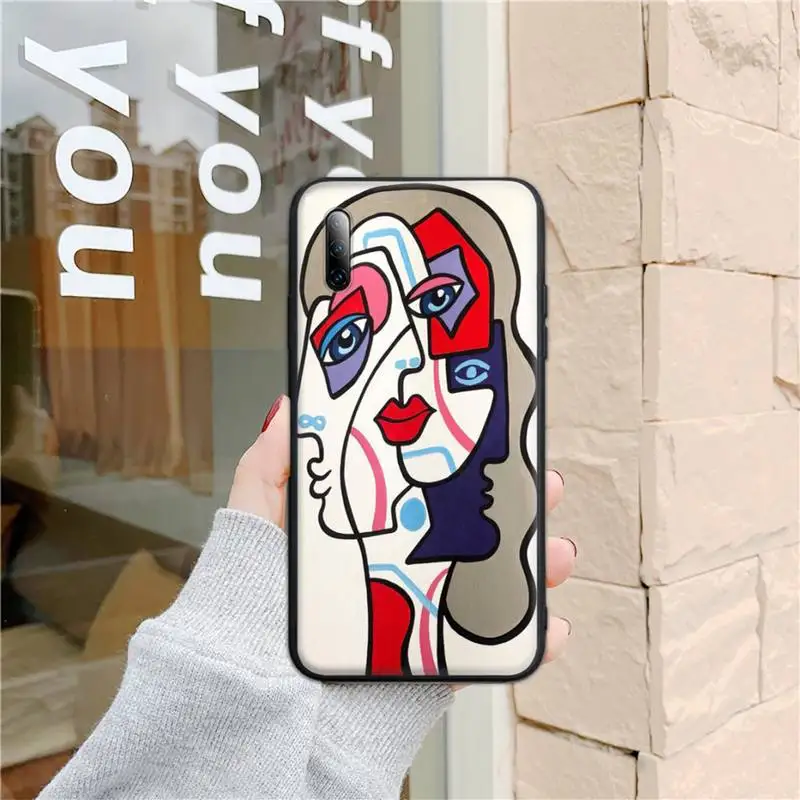 

Picasso abstract Art Phone Case for Samsung A01 A10S A20S A20 A20E A30S A31 A40 A50S A51 A70 A71 A80 Cover Fundas Coque
