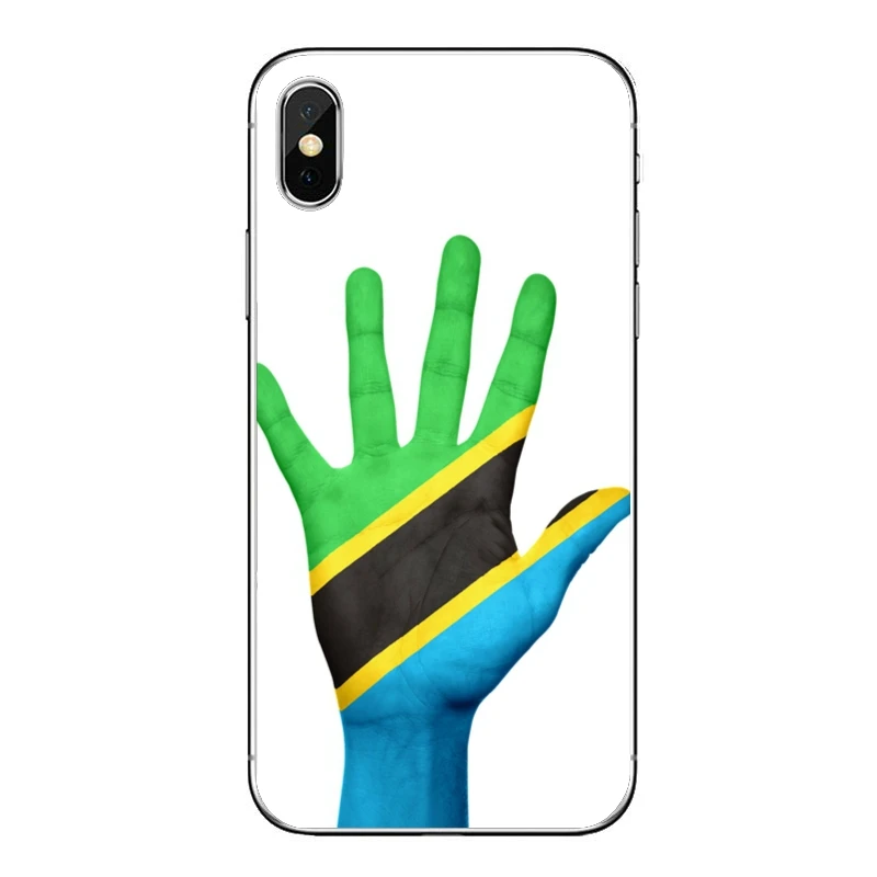 Силиконовый чехол с флагом Танзании для телефона iPhone 12 11 Pro Max Mini XS XR X 8 7 Plus 6 6S 5 5S SE