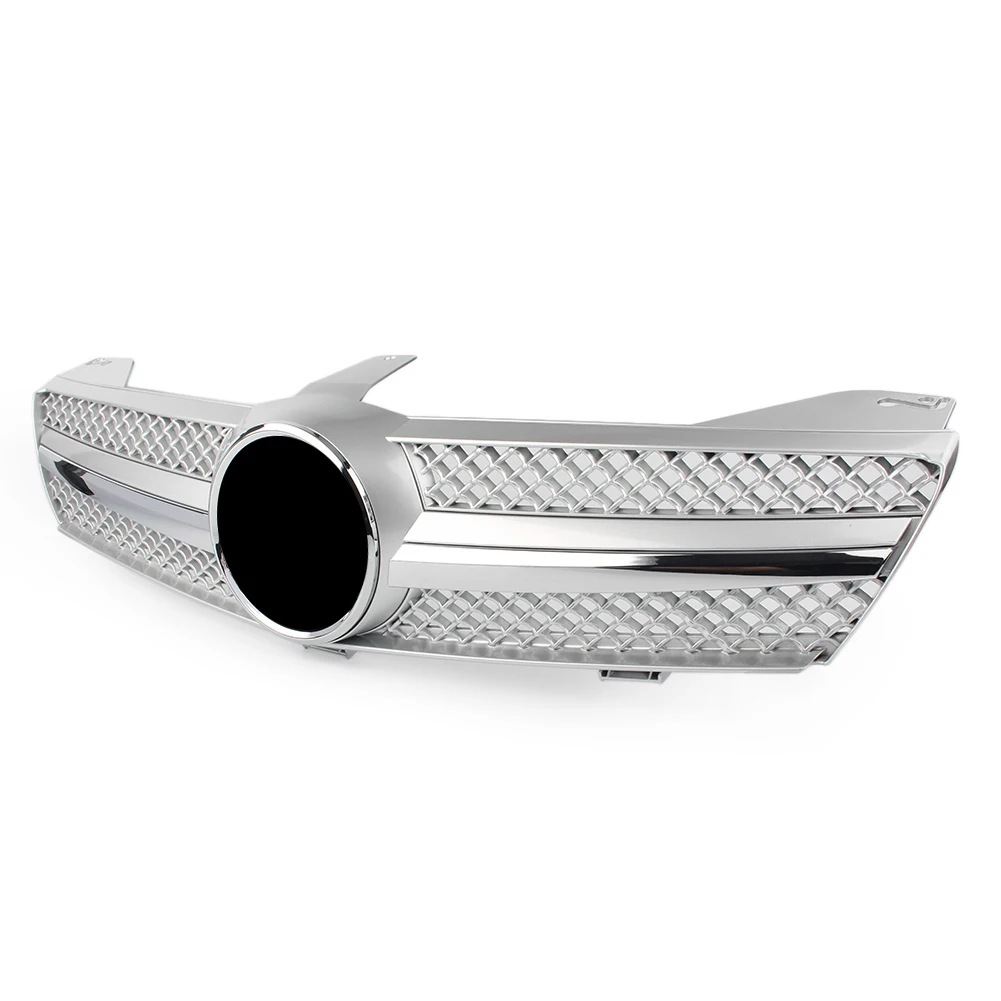 Gls-класс Передняя решетка для Mercedes Benz C219 W219 CLS500 SLS600 2004 2005 2006 2007 хром серебро ABS пластик верхний гриль