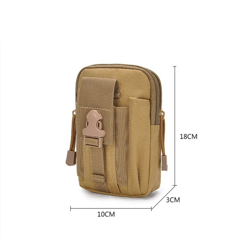 Черная Спортивная повседневная Тактическая Военная уличная поясная сумка для