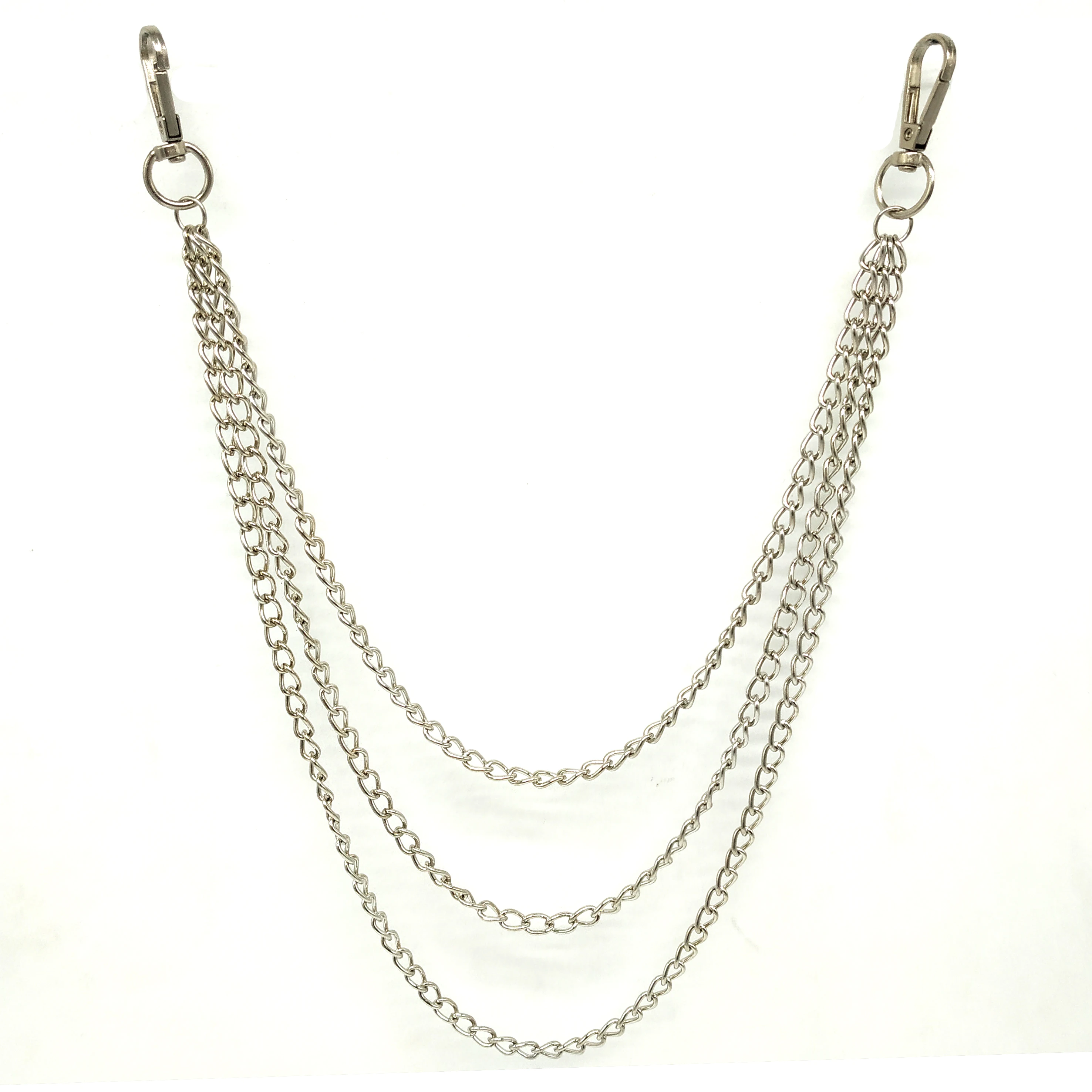 Длинный металлический кошелек пояс-цепочка рок повседневные брюки Брюки-хипстер