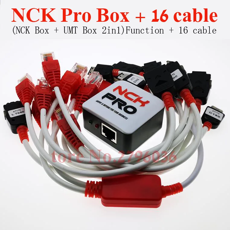 Последняя версия NCK PRO 2 BOX (NCK + UMT )2 в 1 функция 16 кабелей 2020|Детали устройств связи| |
