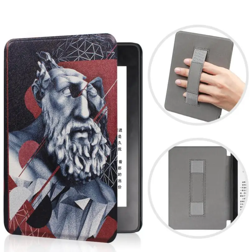 Чехол Gligle handstrap для Amazon kindle Paperwhite 4 корпус электронной книги 1 шт./лот+ пленка для экрана+ сенсорная ручка