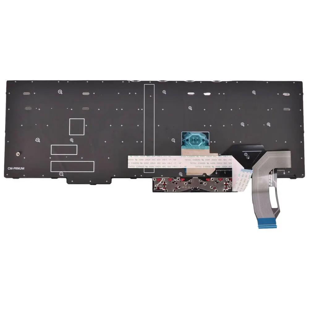 New US Keyboard For Lenovo ThinkPad E580 E590 L580 L590 P52 P53 P53s P72 T590 Black Silver framekeyboard | Компьютеры и офис