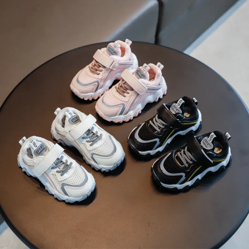 

Kids Fashion Sneakers for Boys Girls Mesh Tennis Shoes Breathable Sports Running Shoes Lightweight Children Casual Walking Shoes