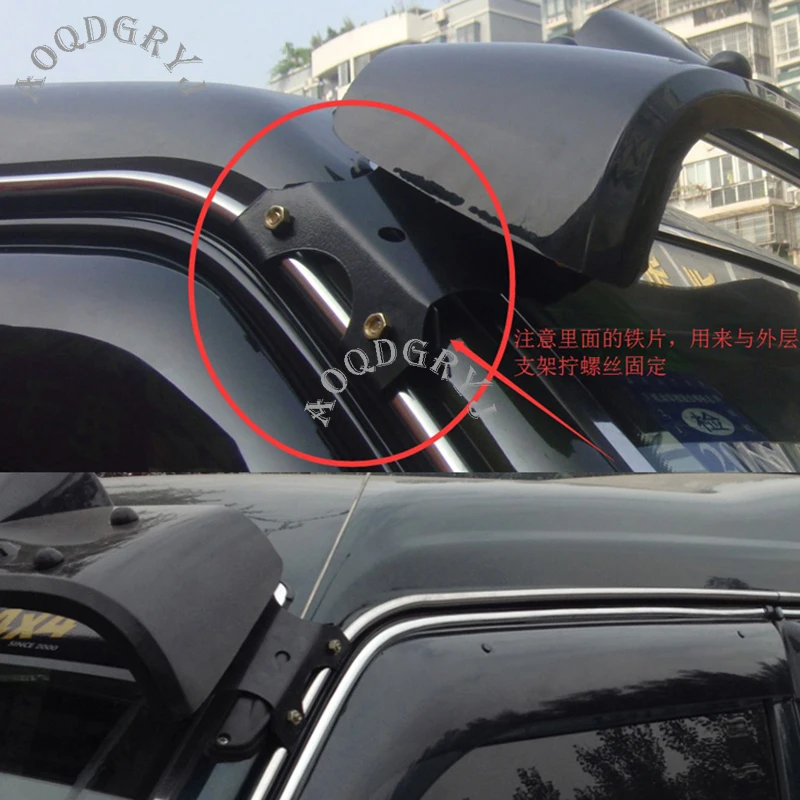 Автомобильный Стайлинг для Toyota Land Cruiser Prado LC90 FJ95 1998-2002 Прозрачный передний спойлер