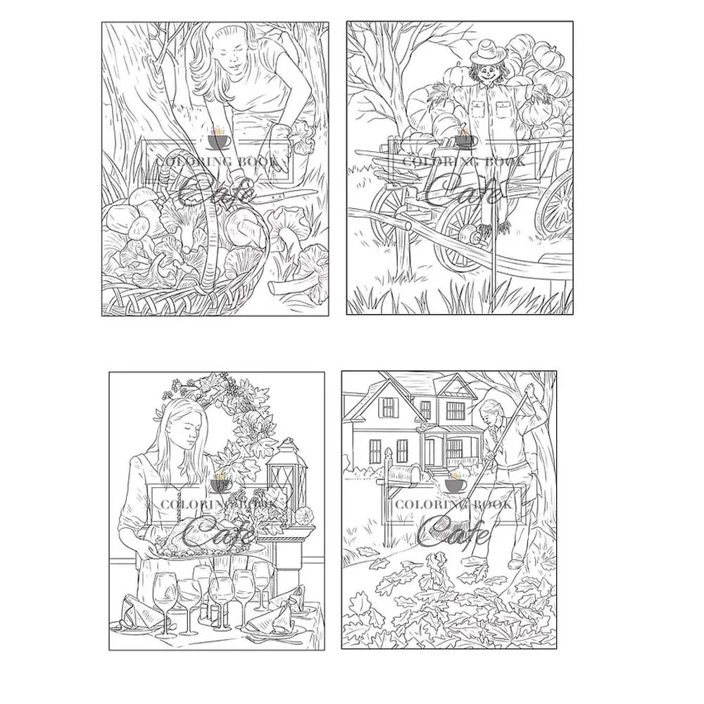 Ceny Kraj Jesień Kolorowanka: Wyposażony W Urocze Jesienne Sceny, Piękne Zwierzęta Gospodarskie I Relaksujące Krajobrazy Kraju 25-page