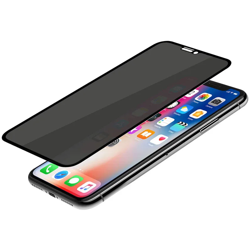 Для Apple iphone 11 Pro Max полное покрытие 3D закаленное стекло анти шпионская пленка