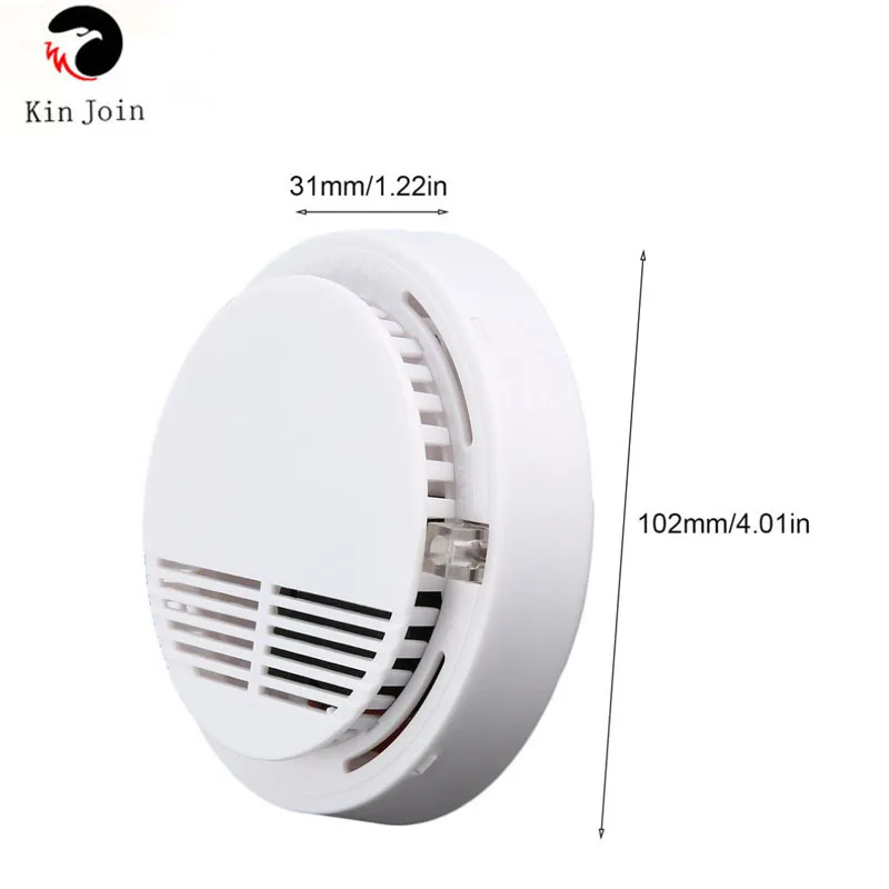 High Sensitive Stable Independent Alarm Smoke Detector Home Security Wireless Sensor Fire Equipment | Безопасность и защита