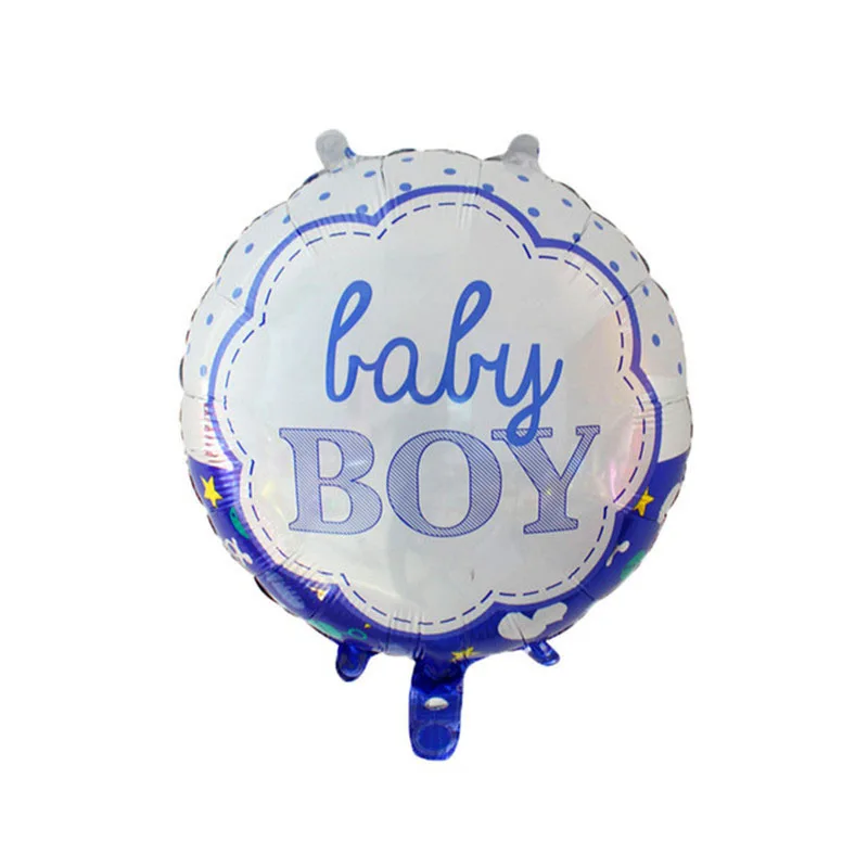 G01 18-дюймовый Baby Shower Пол раскрыть Фольга воздушный шар Дети 1st День рождения Фольга воздушные шары для мальчиков и девочек, в первую очередь предметы для украшения дня рождения - Цвет: G01