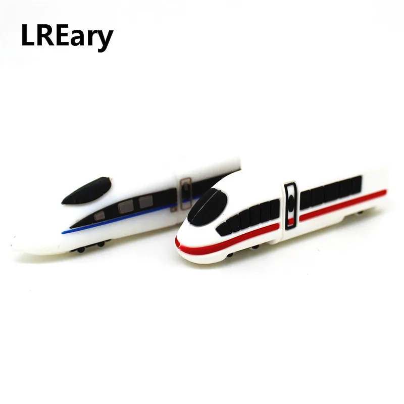 Мультяшный высокоскоростной рельсовый поезд модель Флэш Накопитель USB 128 МБ 4 ГБ 8