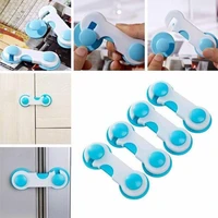 2pcs child safety cabinet lock baby proof security protector drawer door cabinet lock plastic protection kids safety door lock