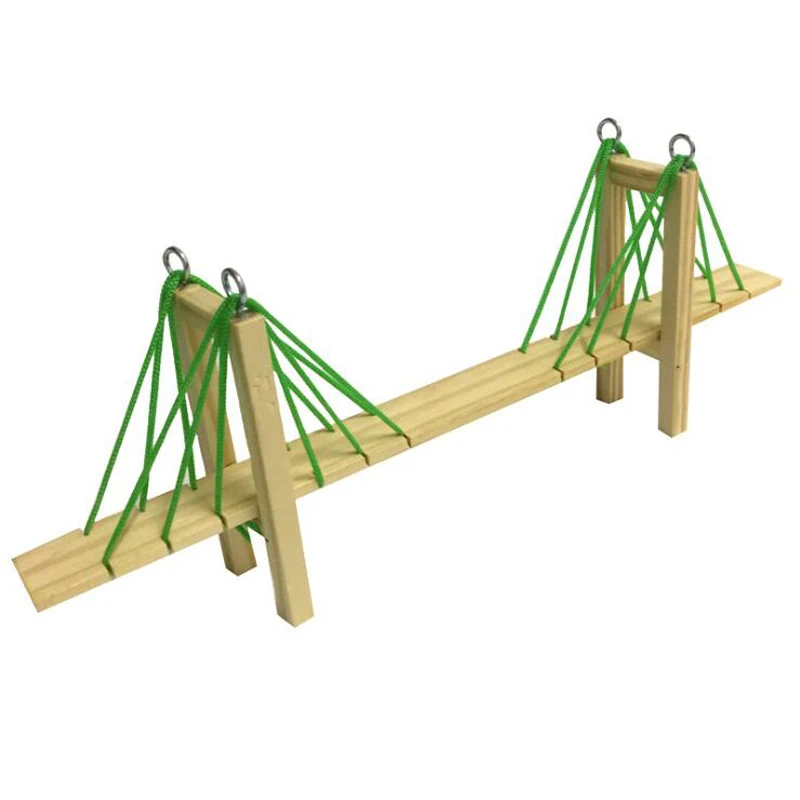 

Kids Homemade cable-stayed Bridge Science DIY Puzzle Science Teaching Aid Experimental Model children's Handmade Toys