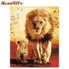 RUOPOTY Рамка DIY Раскраска по номерам картина по номерам пейзаж настенное искусство акриловая краска для домашнего декора искусство