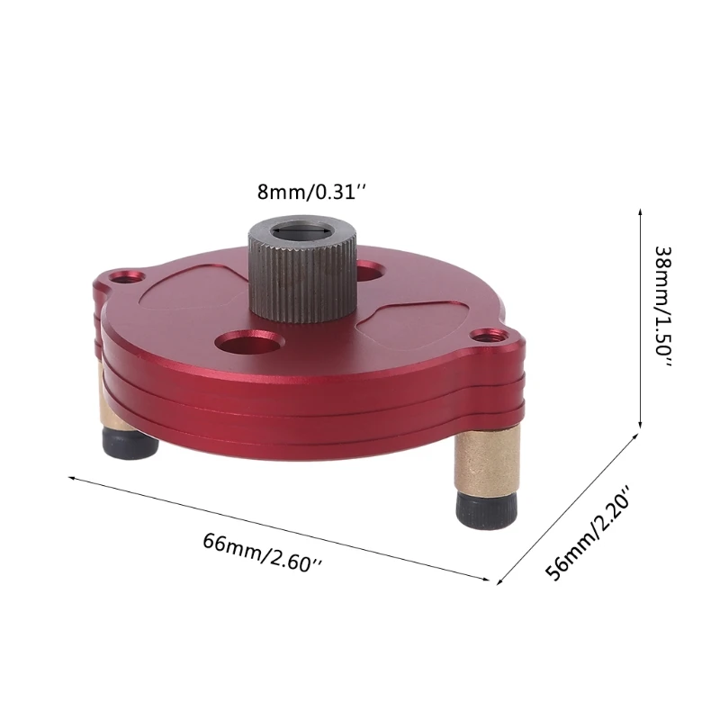 

Aluminum Alloy Material Doweling Jig Woodworking Precise Positioning and Punching Three-in-one Punching Locator