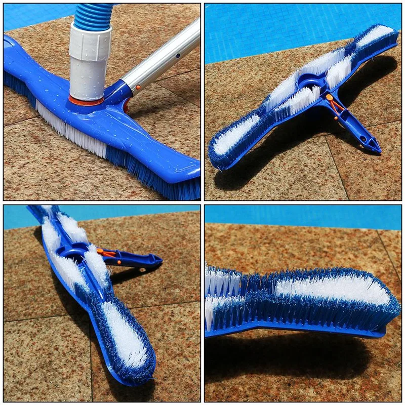 

18 Inch Swimming Pool Cleaning Brush Pool Spa Cleaning Brush Type Suction Head for Cleaning Swimming Pools Spas Hotels