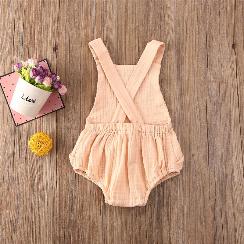 

Infant Baby Boy Girl Bodysuit Romper Jumpsuit Summer Outfit Bib Pants Clothes Baby Kid Toddler Summer Clothes Clothings Sunsuits