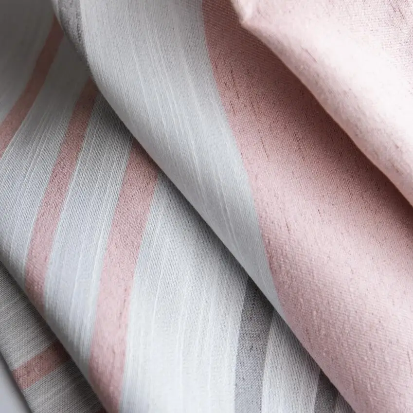 Pink Cloth Скандинавский стиль желтая полоса Серый занавес для гостиной затемненные шторы синий прозрачный вуаль для окна спальни панель жалюзи X524#30 - Цвет: Pink Cloth