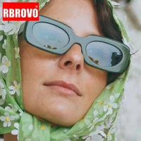 rbrovo 2021 retro square sunglasses women ins luxury eyewear for womenmen brand designer glasses women vintage gafas de sol