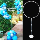 Воздушные шары, венок, кольцо, подставка для воздушных шаров, арка для свадебного украшения, для детского дня рождения, декор для вечеринки, воздушные шары, Круглый бант