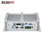 Мини-ПК Core i5 7200U8550U i5 8250U двойной DDR4 RAM 2 COM RS485232 2 LAN HDMI WIFI Windows 10 Linux промышленный Безвентиляторный Компьютер