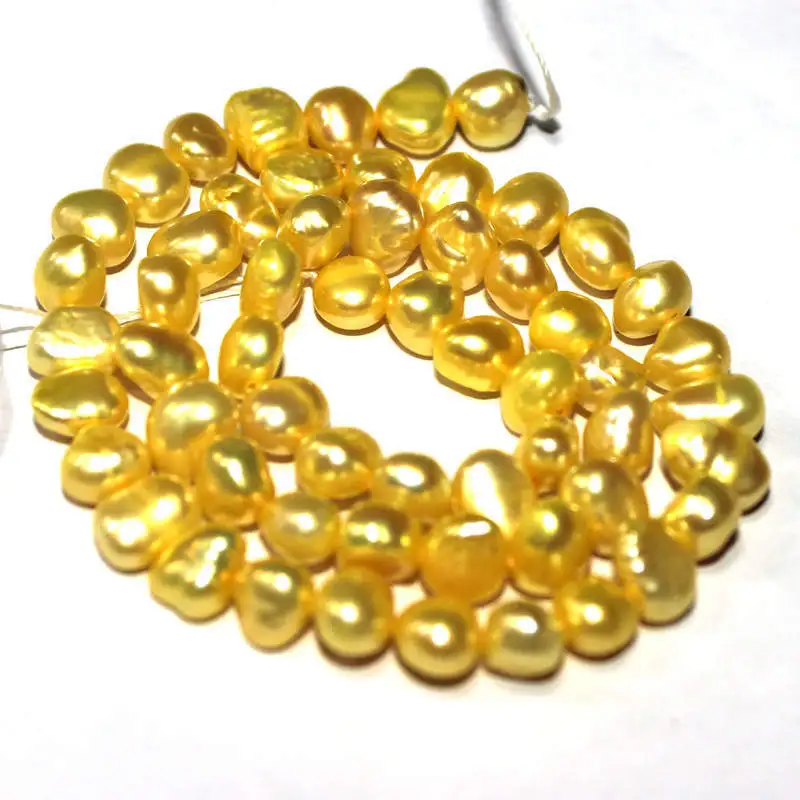 Бесплатная доставка 6 7 мм выберите размер! Барокко картофель форма Бусы из